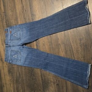 Stylish Blue Flared Women Jeans